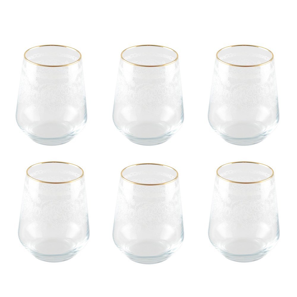 Arabic water glasses - Lot of 6 cups - CozyVibe.eu